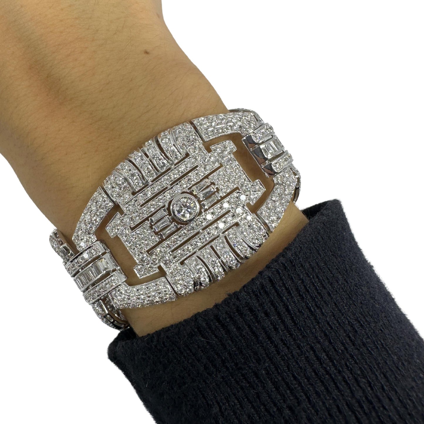 18K White Gold Diamond Bracelet