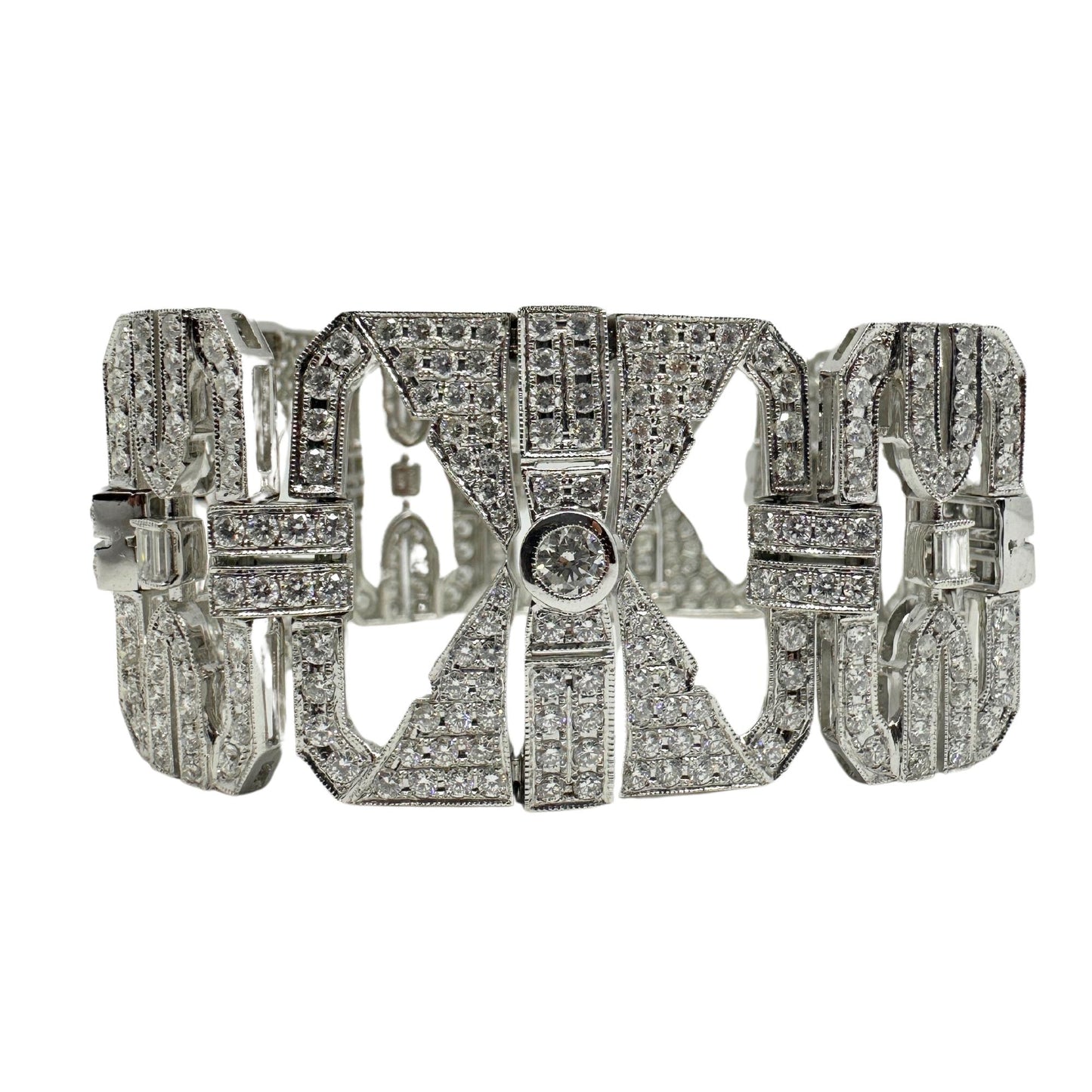 18K White Gold Diamond Bracelet