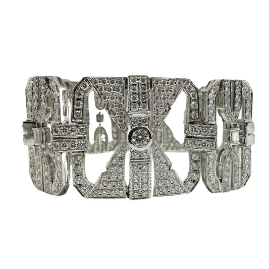 18K White Gold Diamond Bracelet