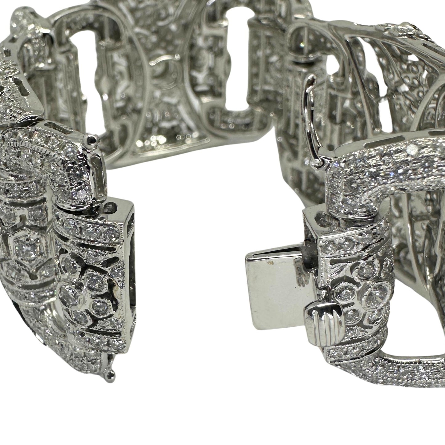 18K White Gold Diamond Bracelet