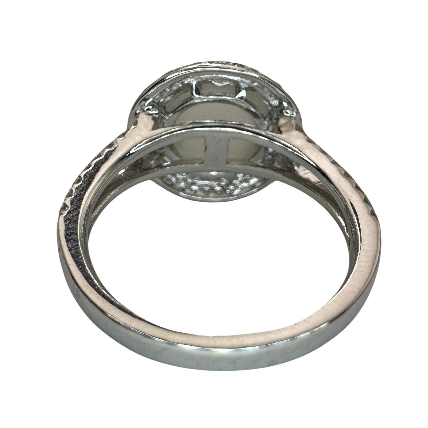 18K Diamond and Moonstone Ring