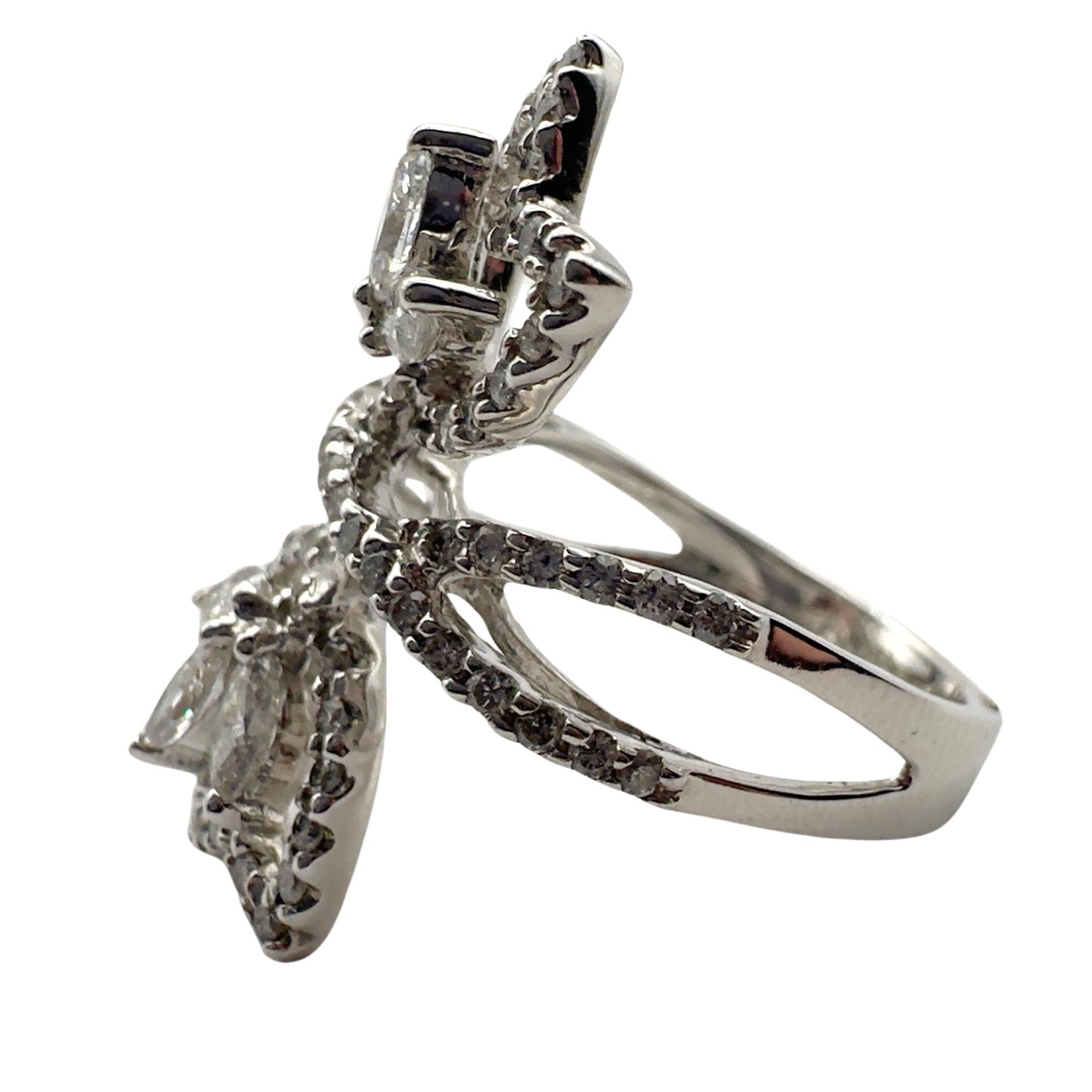 18k Marquise Cut Diamond Ring