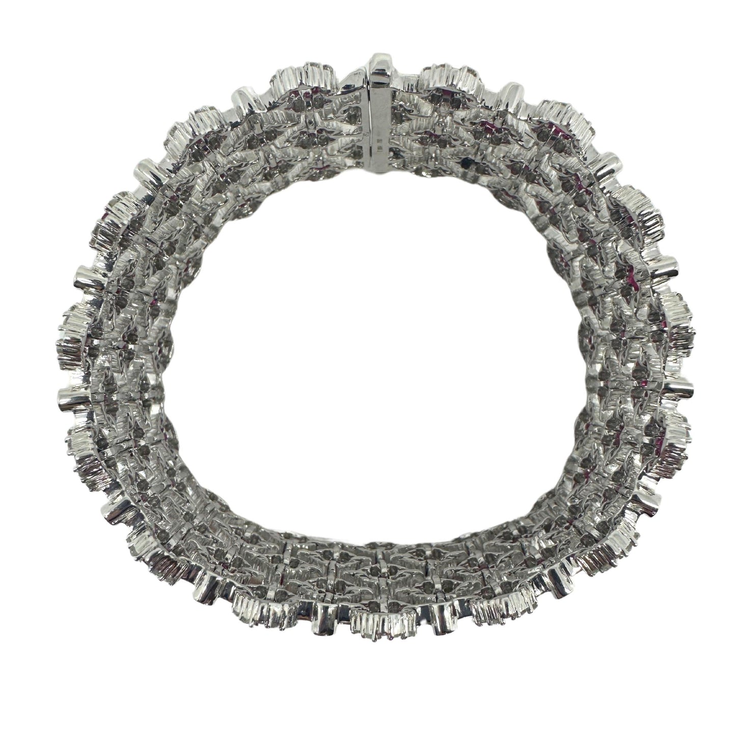 18K Diamond and Ruby Bracelet