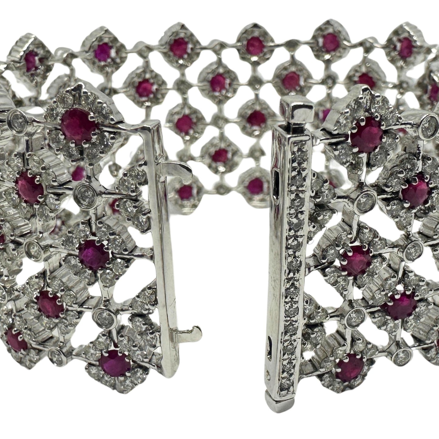 18K Diamond and Ruby Bracelet