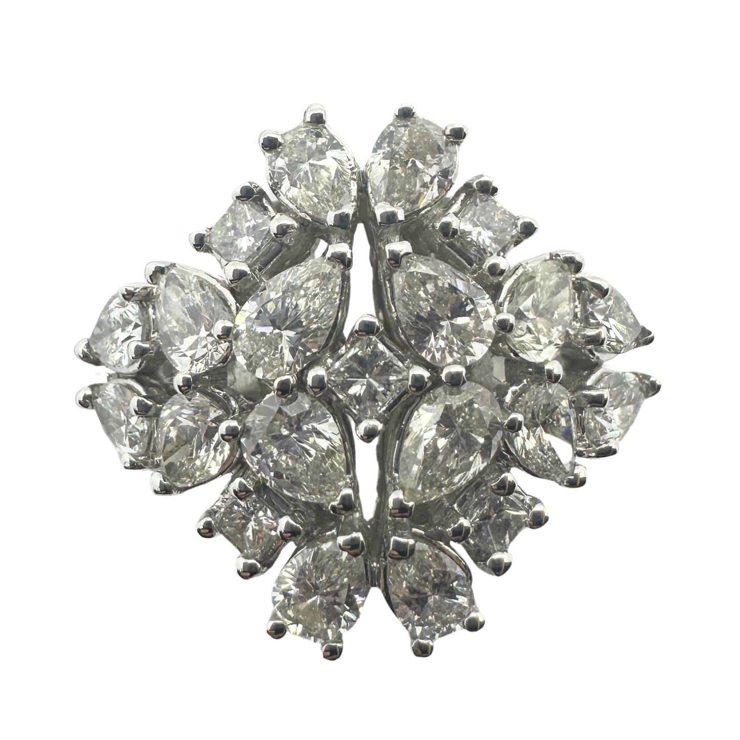 18k Pear Shaped Diamond Ring