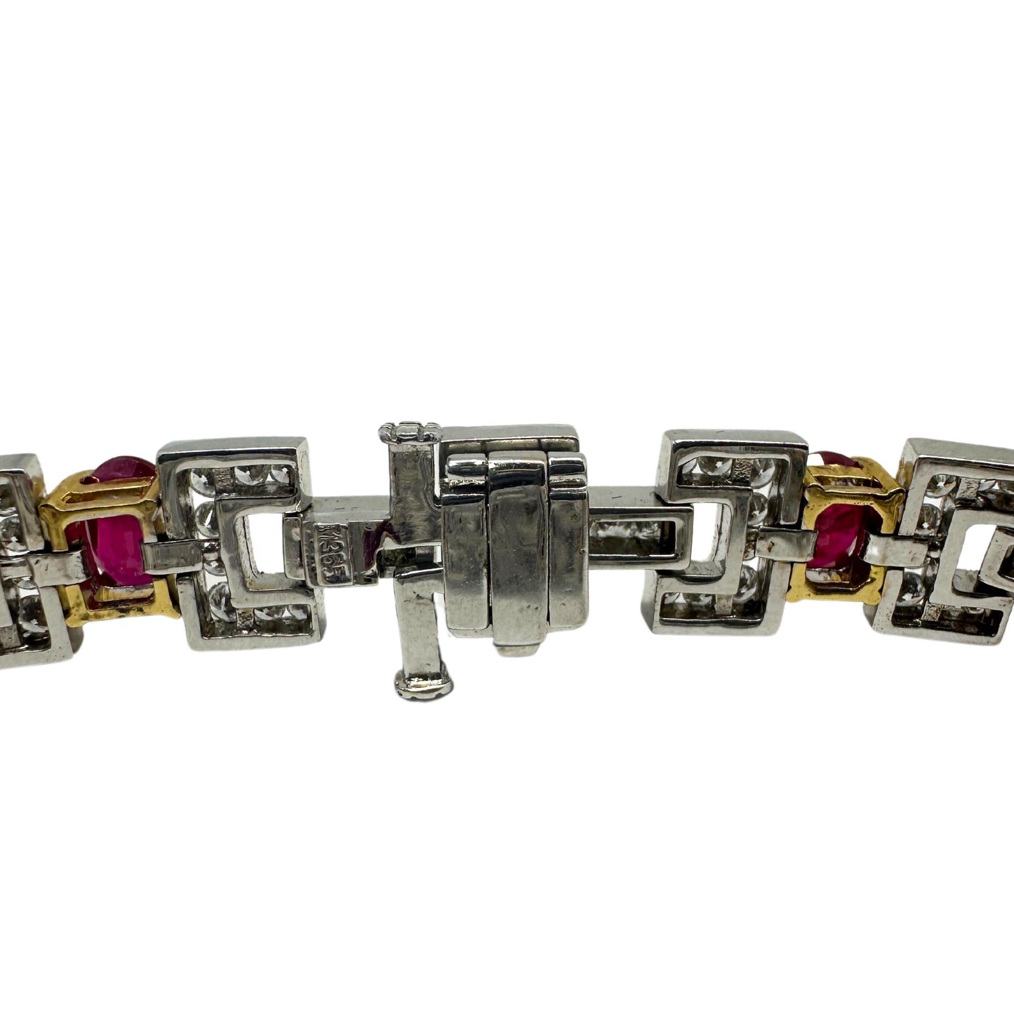 18K Diamond and Ruby Bracelet