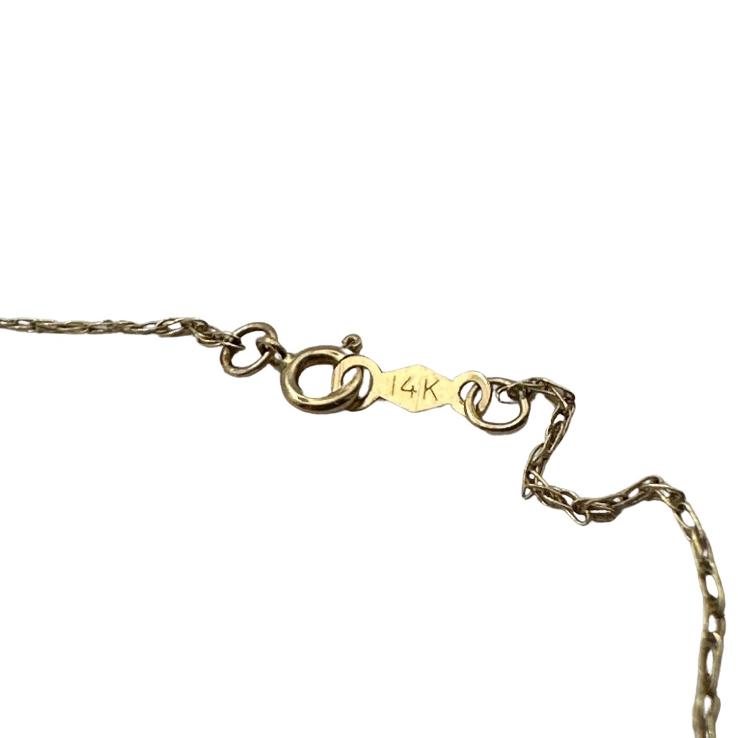 14k 1980's Diamond, Emerald and Ruby Teddy Bear Pendant with Chain