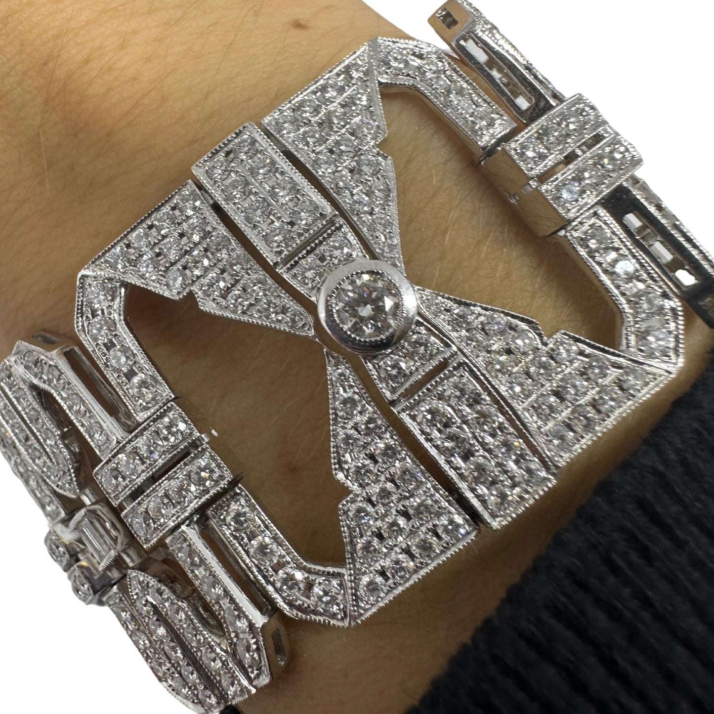 18K White Gold Diamond Bracelet