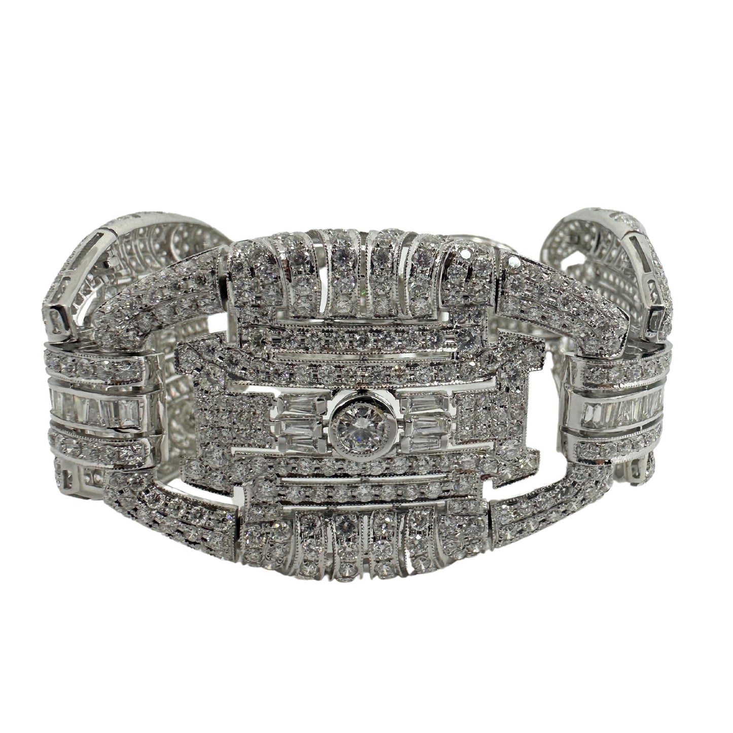 18K White Gold Diamond Bracelet