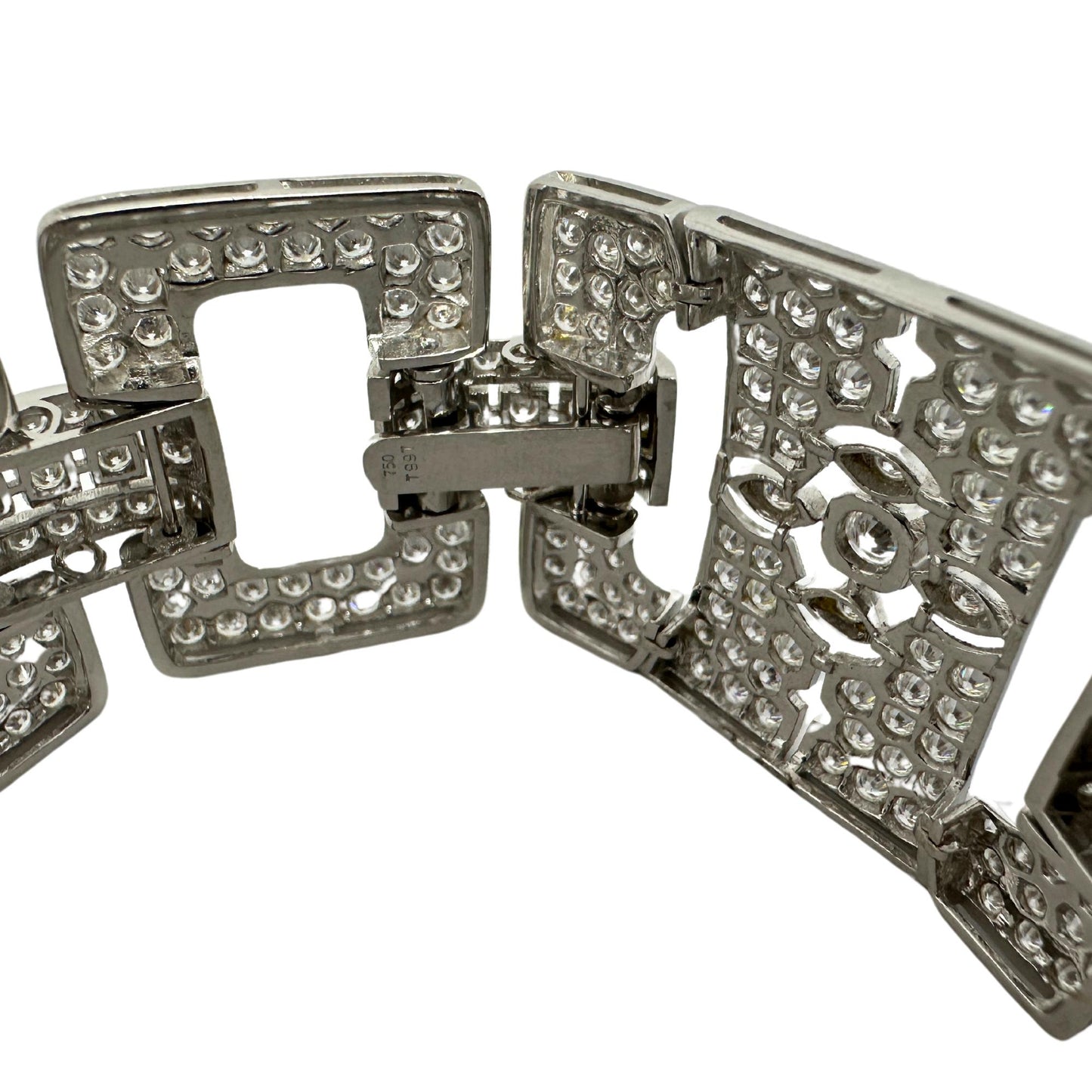 18K White Gold Diamond Bracelet