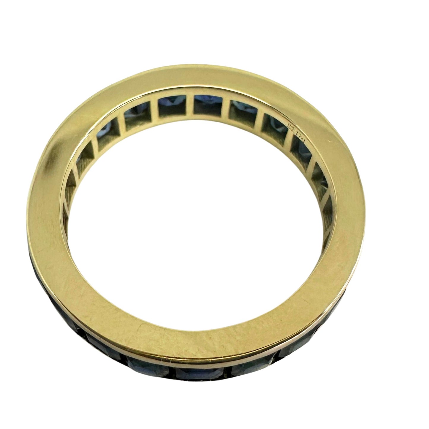 14K Sapphire Eternity Band