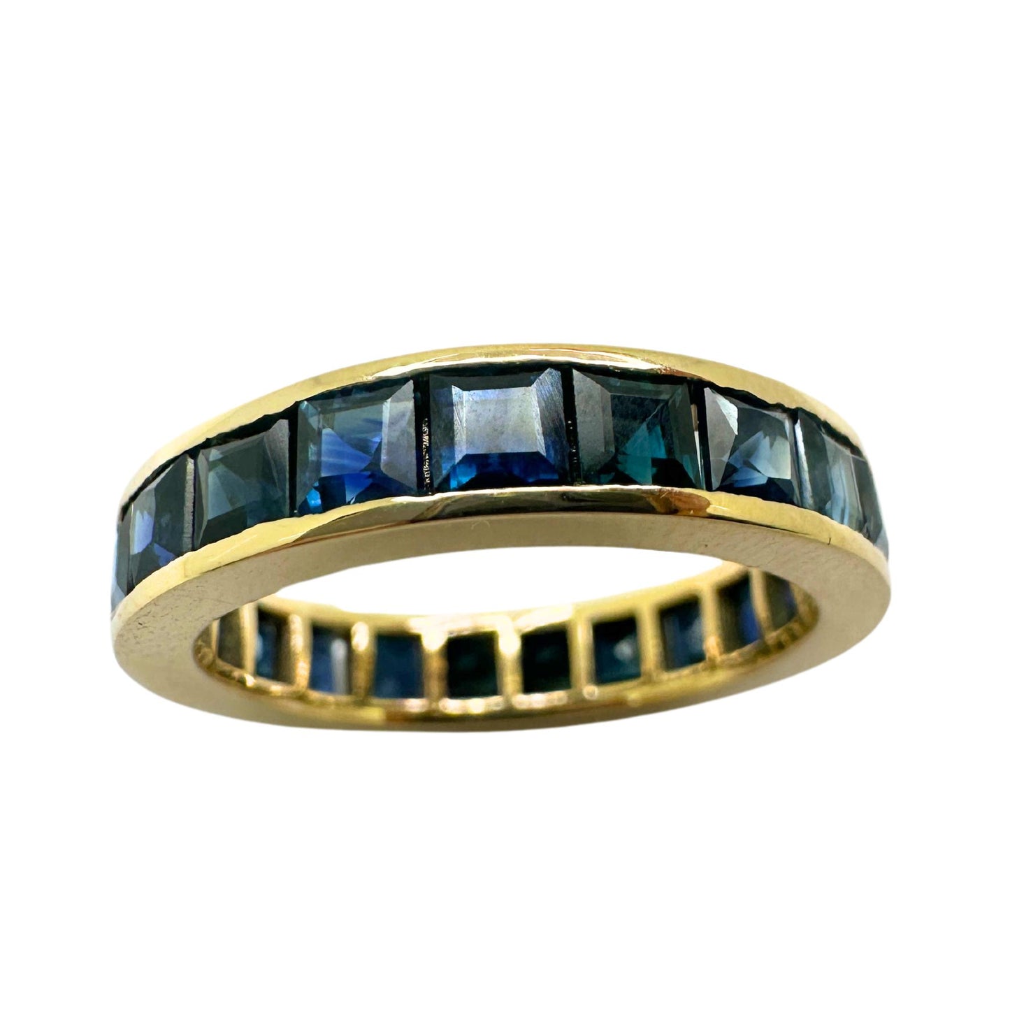 14K Sapphire Eternity Band
