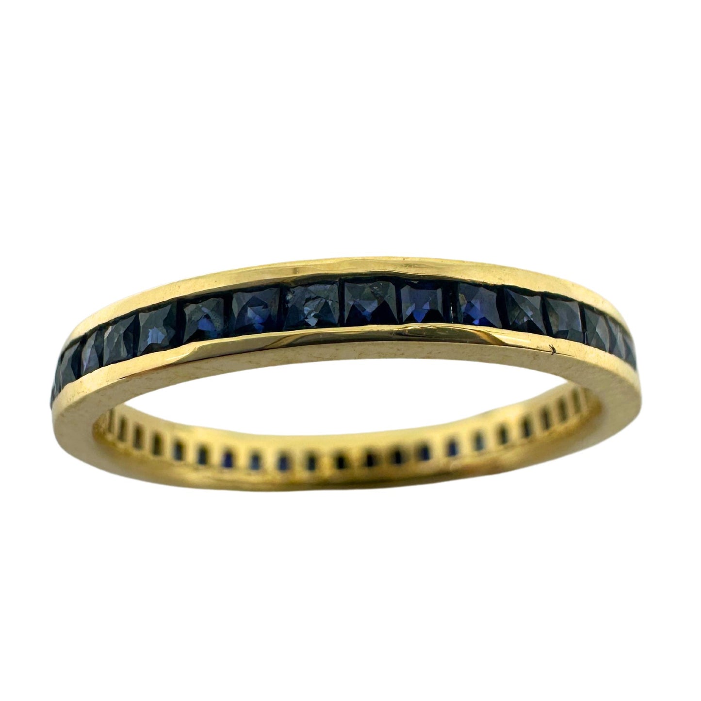 14K Sapphire Eternity Ring