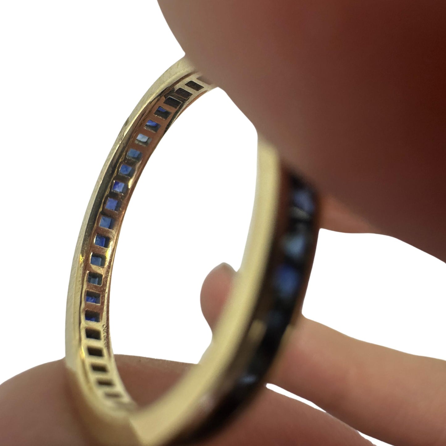 14K Sapphire Eternity Ring