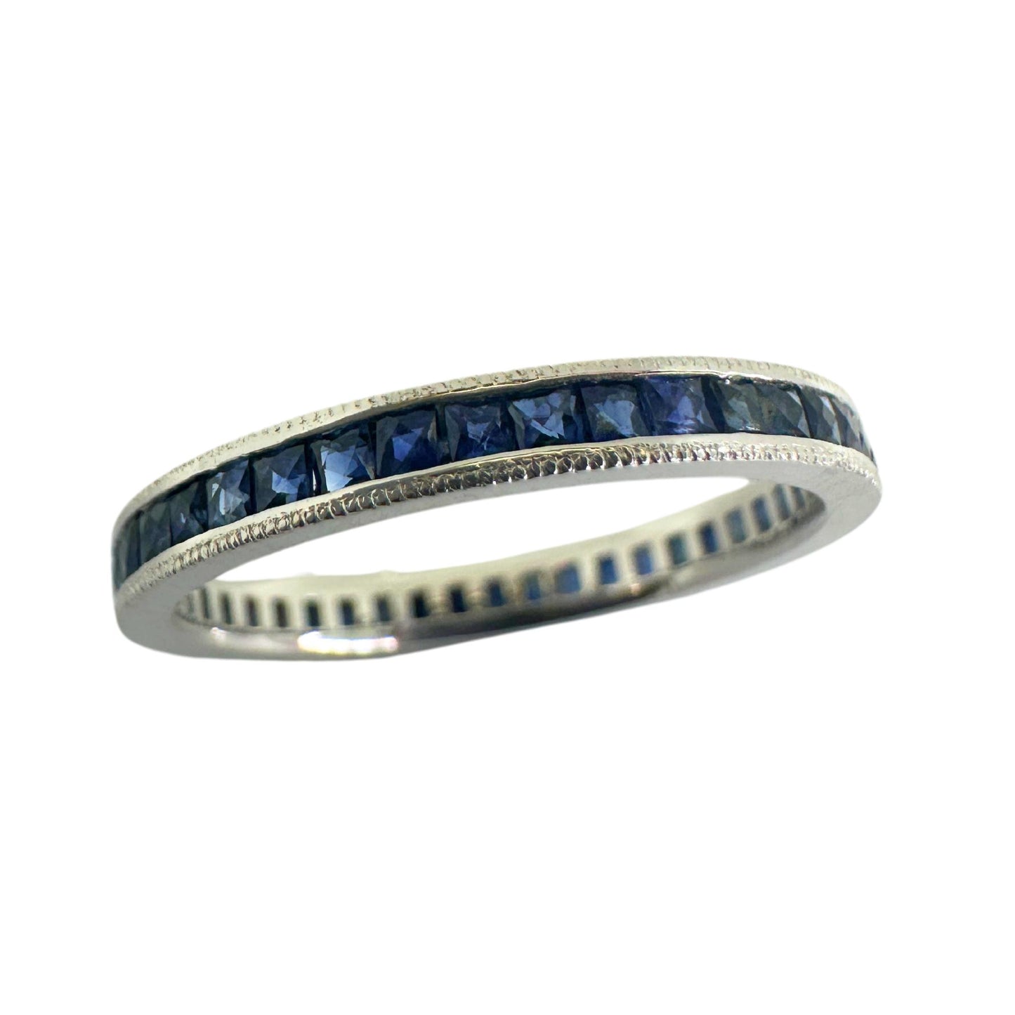 14K Sapphire Eternity Ring