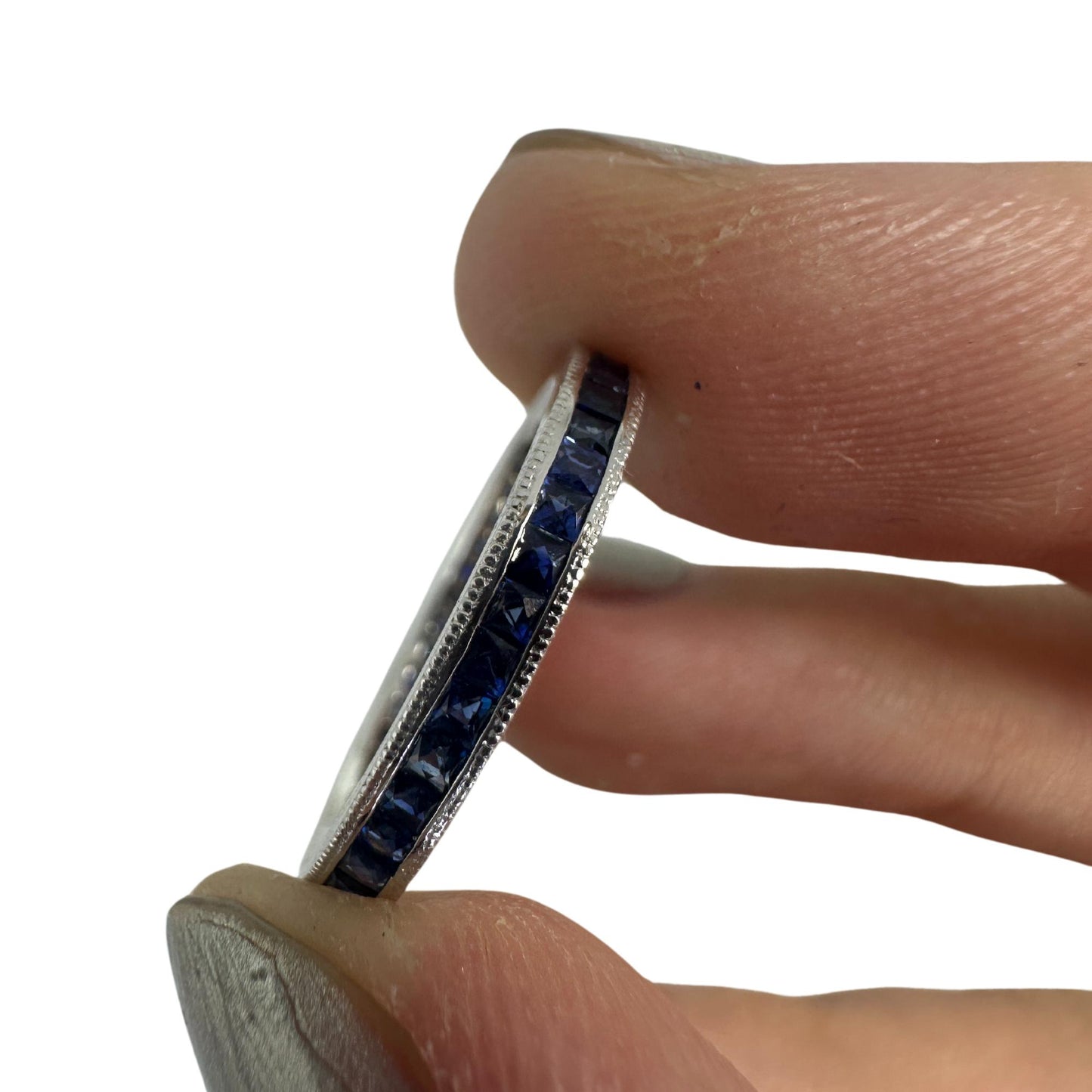 14K Sapphire Eternity Ring