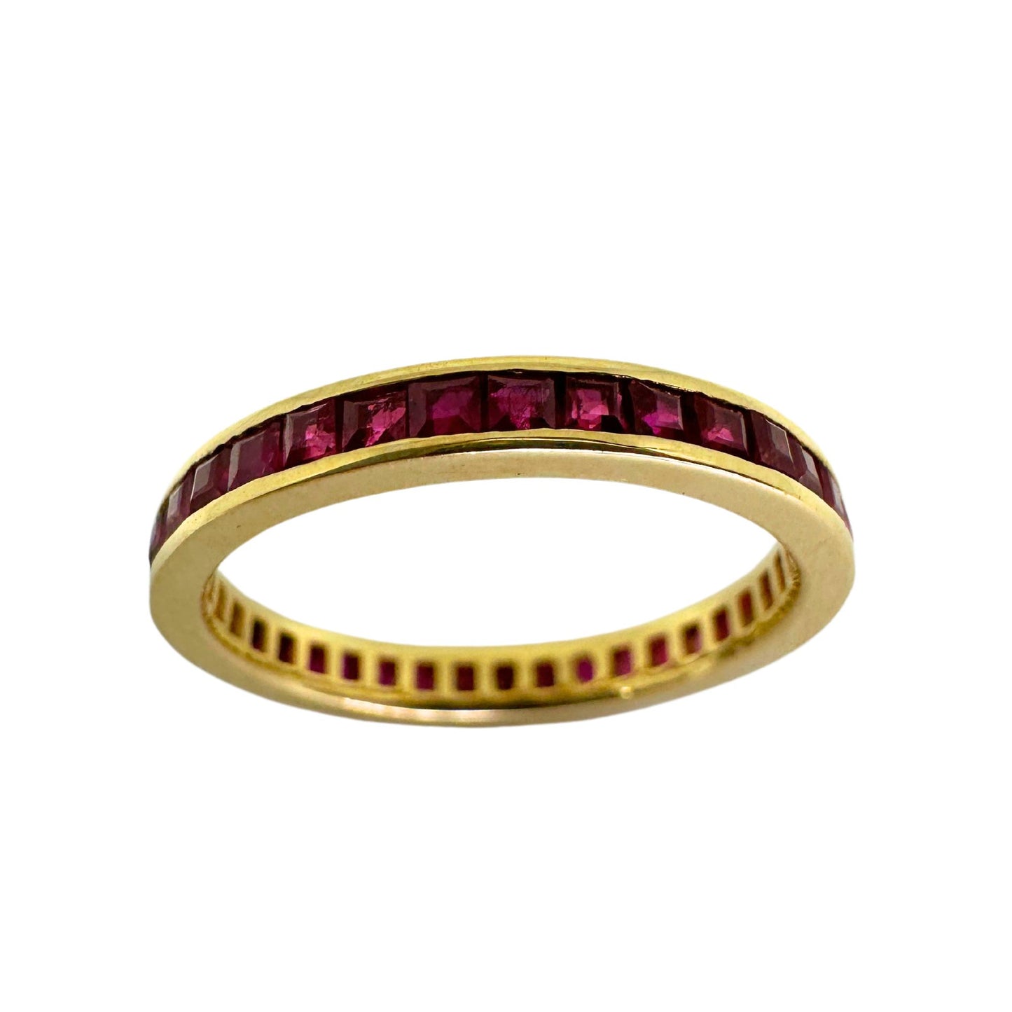 14K Ruby Eternity Ring