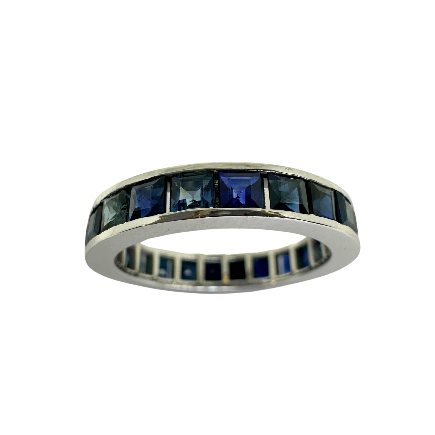 14K Sapphire Eternity Band