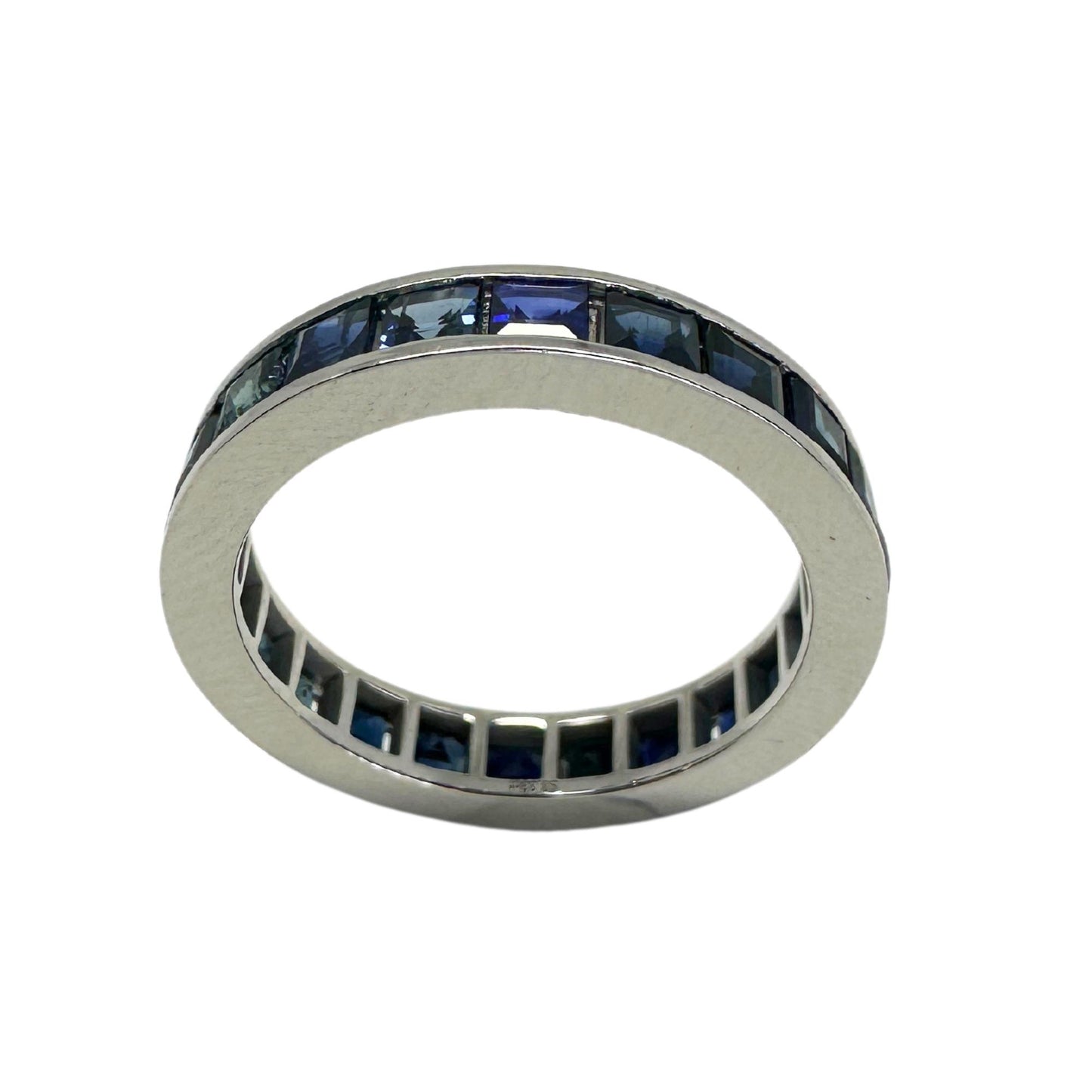 14K Sapphire Eternity Band