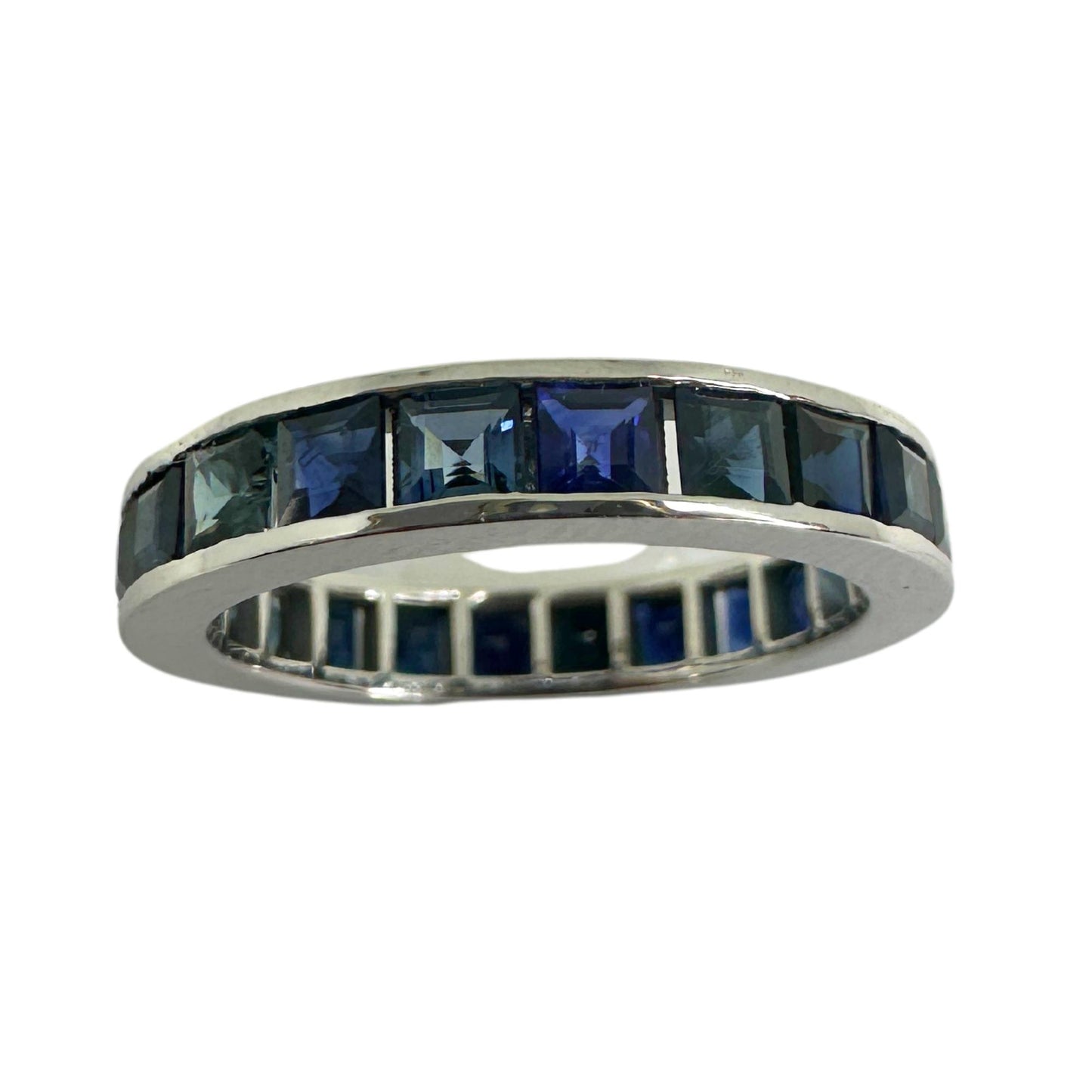 14K Sapphire Eternity Band