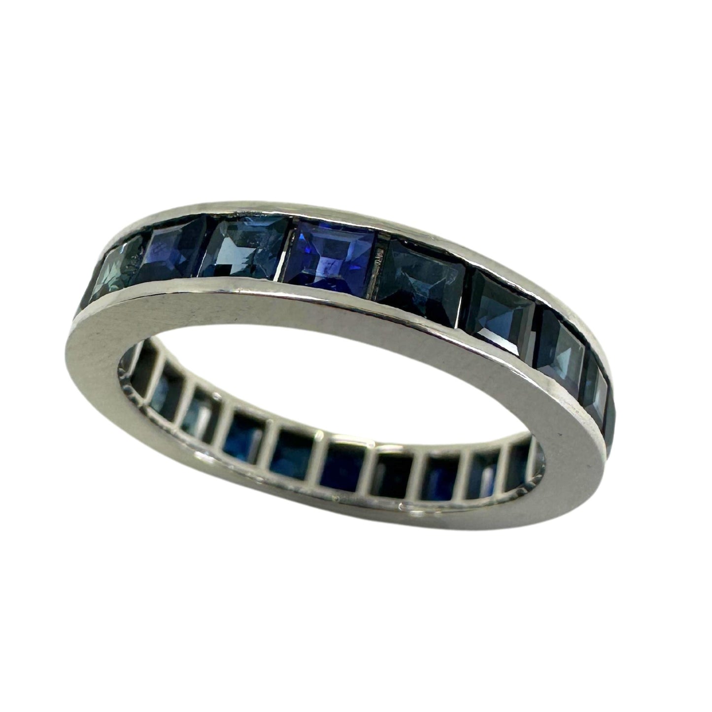 14K Sapphire Eternity Band