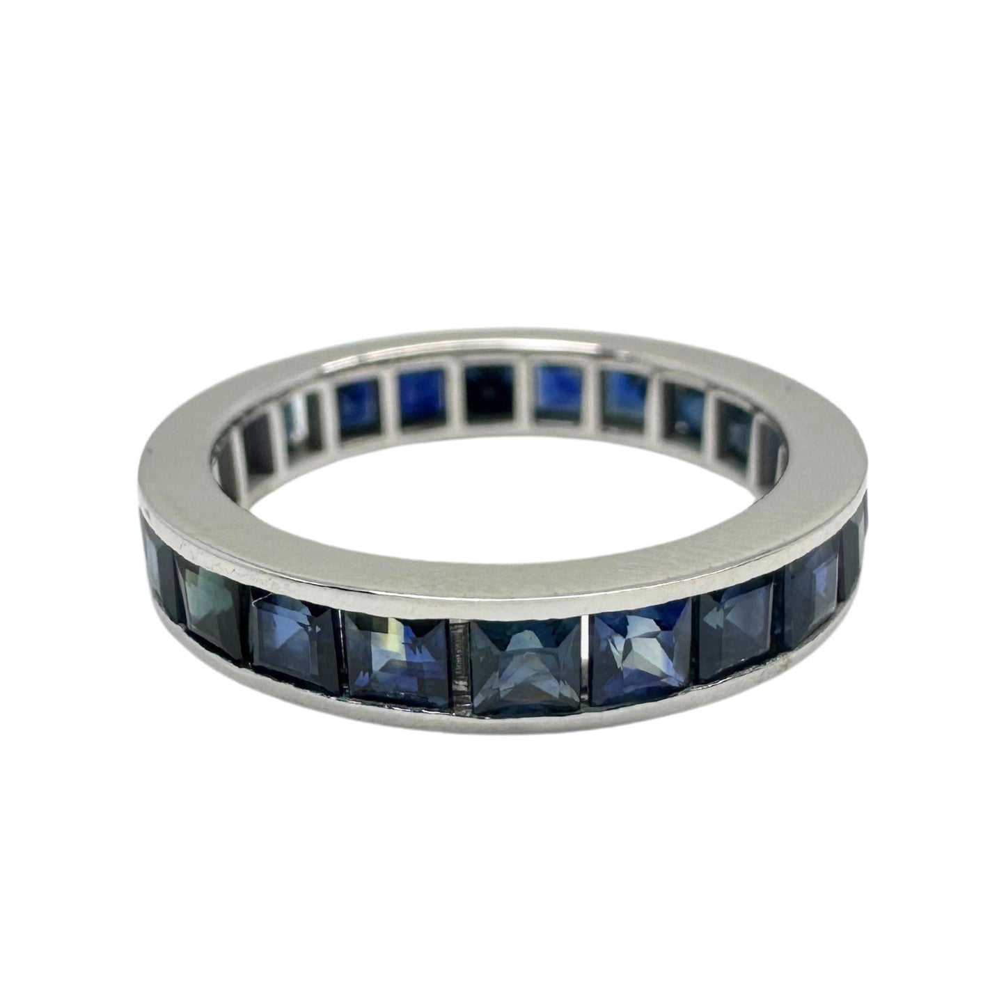 14K Sapphire Eternity Band