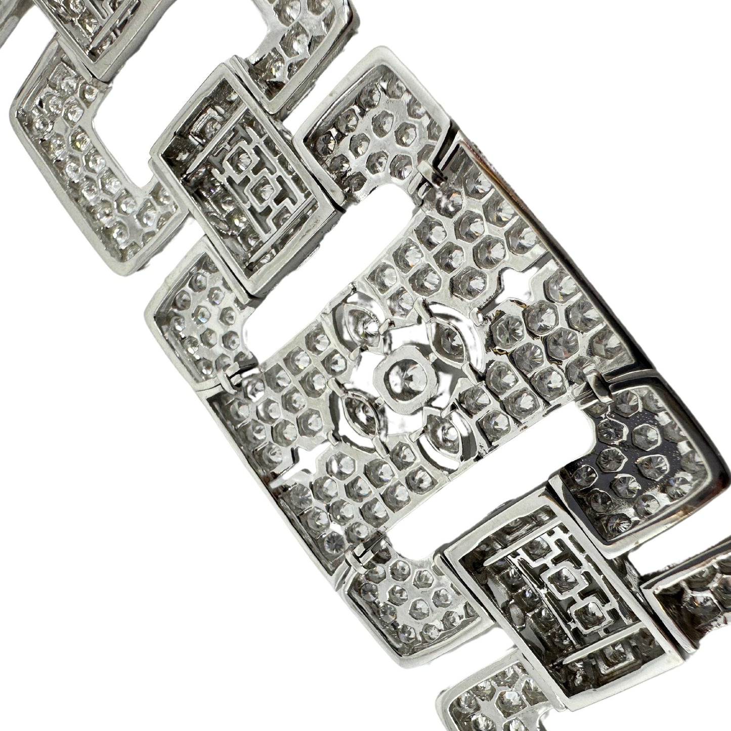 18K White Gold Diamond Bracelet