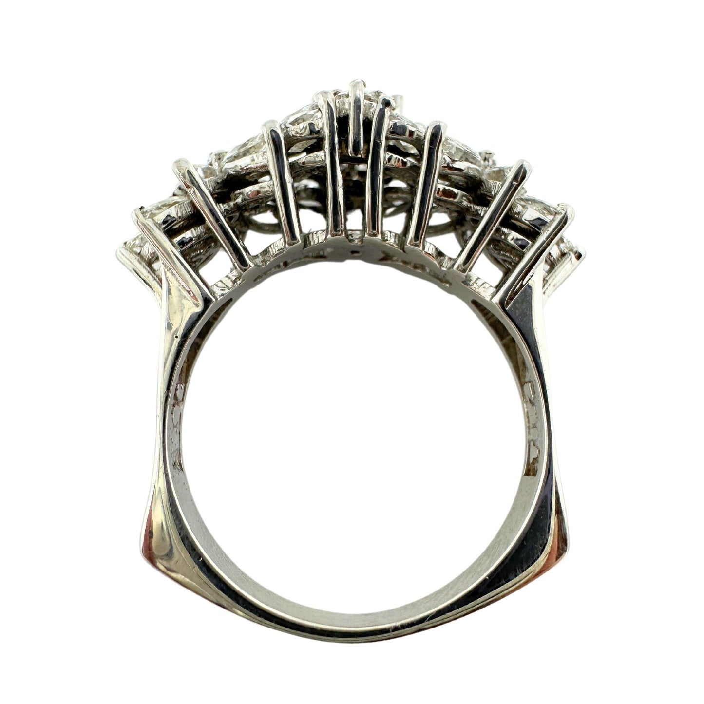 18k White Gold Marquise Cut Diamond Ring
