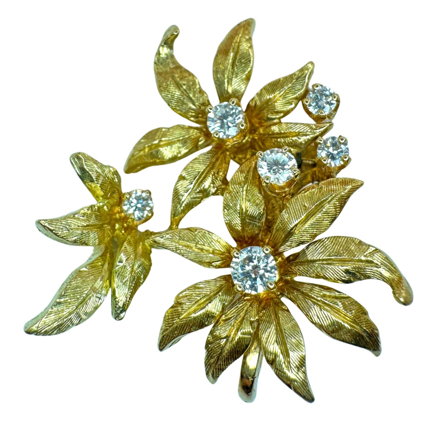 18k 1960's Kurt Wayne Diamond Pearl Enhancer