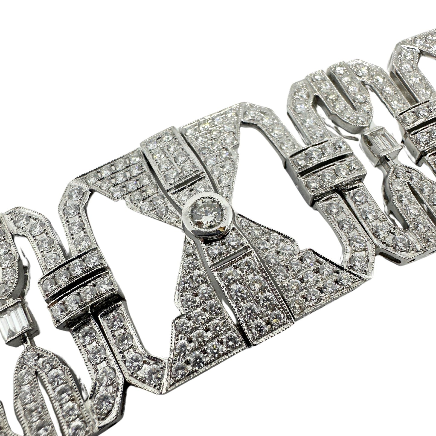 18K White Gold Diamond Bracelet