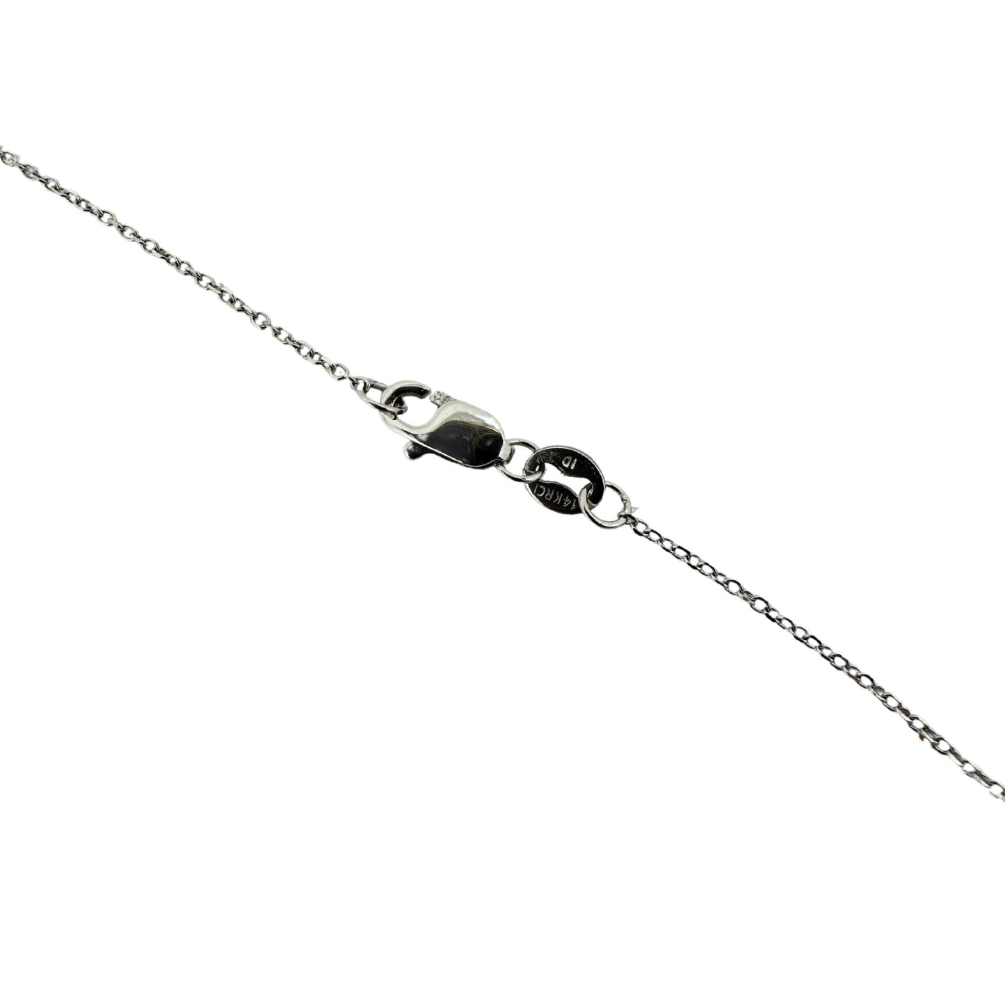 18k Diamond and Turquoise Necklace with 14k Chain