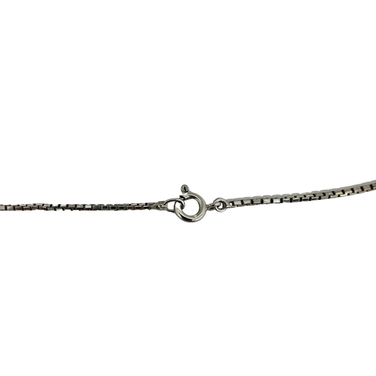 18K White Gold Diamond and Cabochon Ruby Necklace