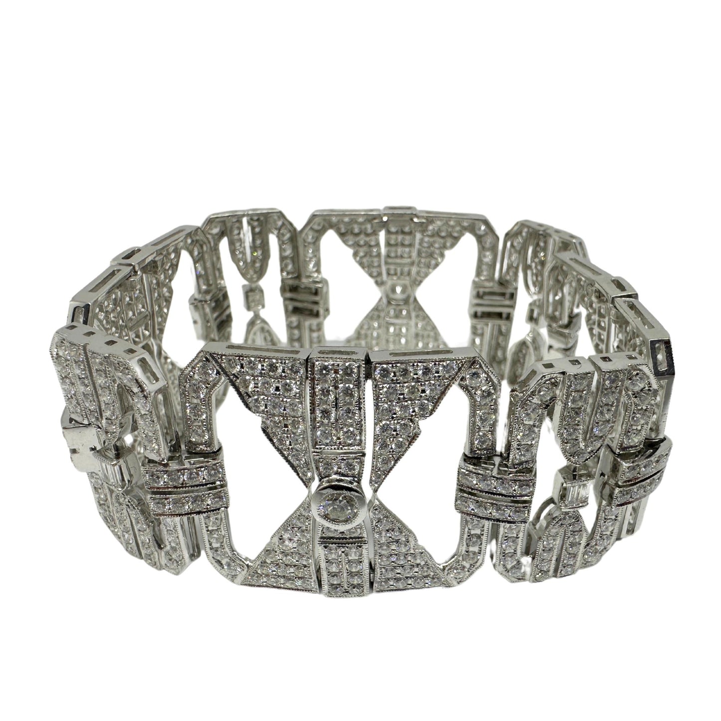 18K White Gold Diamond Bracelet