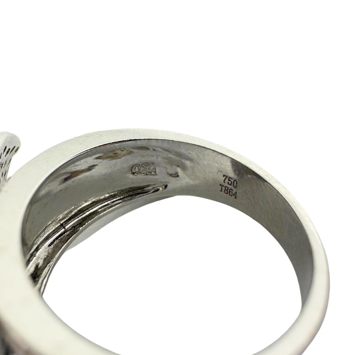 18K Gold Flower Diamond Cocktail Ring – White, Pink & Yellow Diamonds