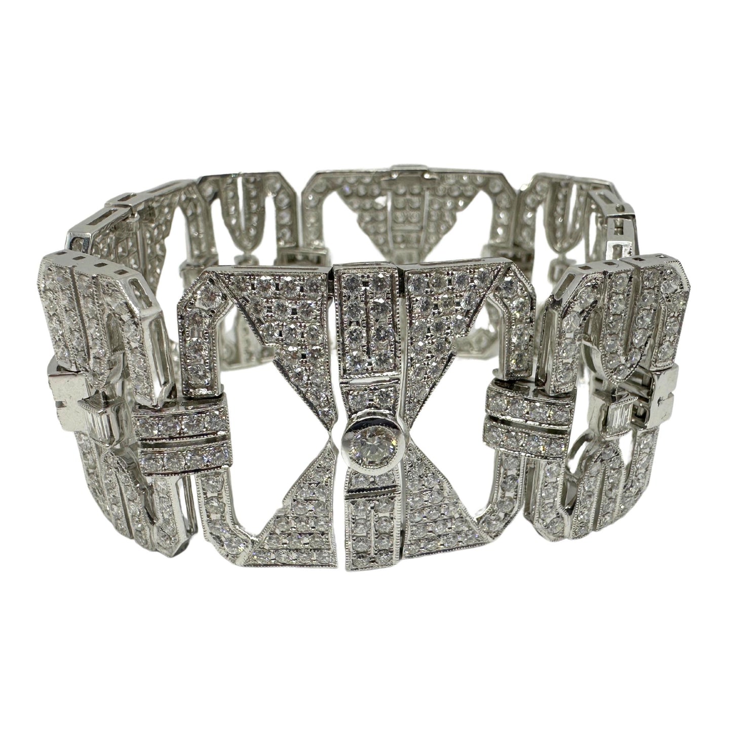18K White Gold Diamond Bracelet