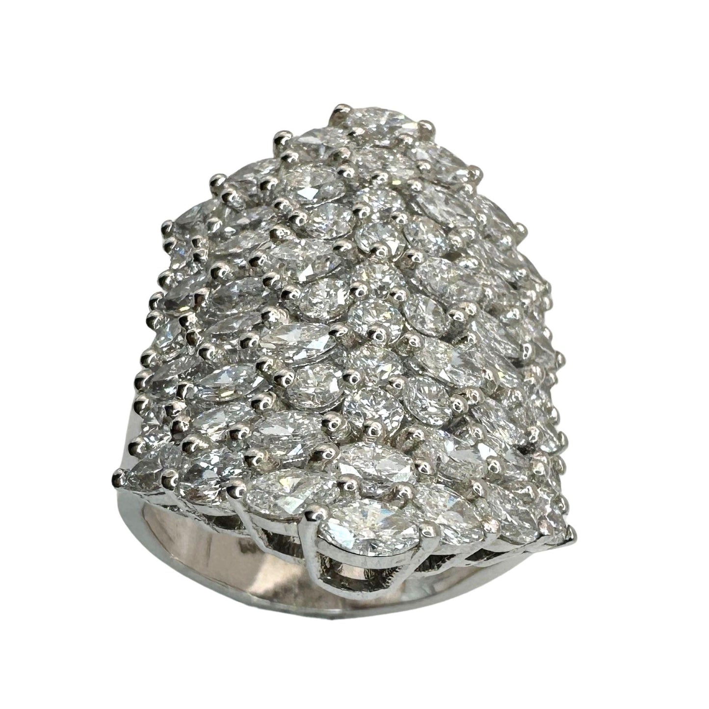 18k Diamond Wide Band Ring