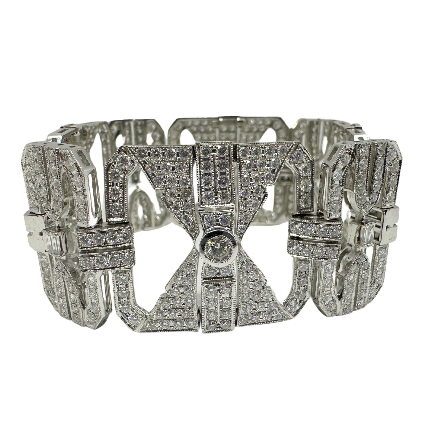 18K White Gold Diamond Bracelet