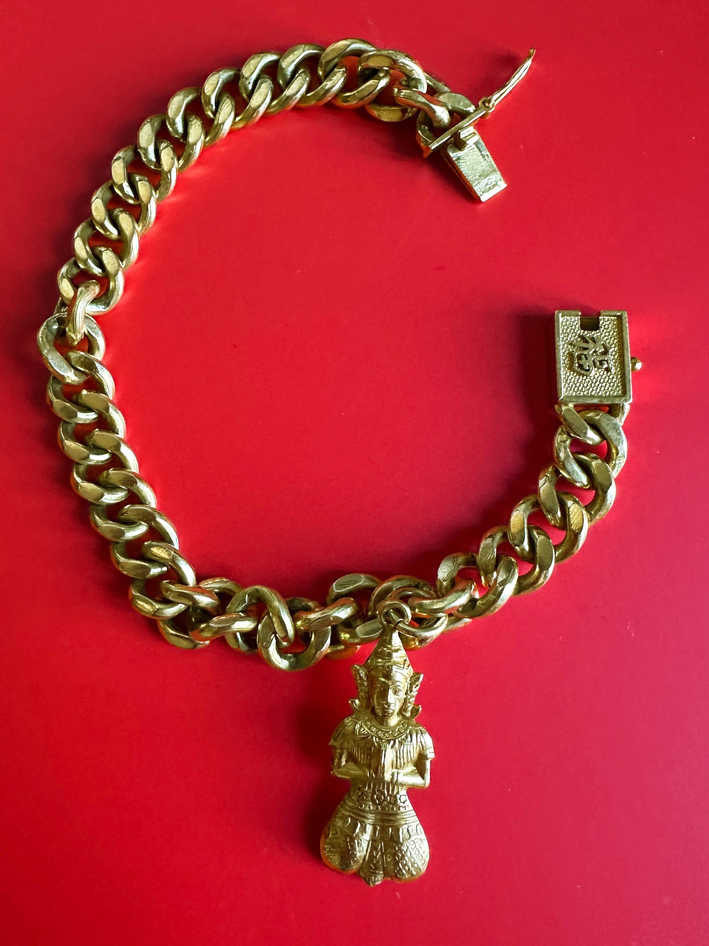 14k Good Fortune Bracelet with Chinese Character