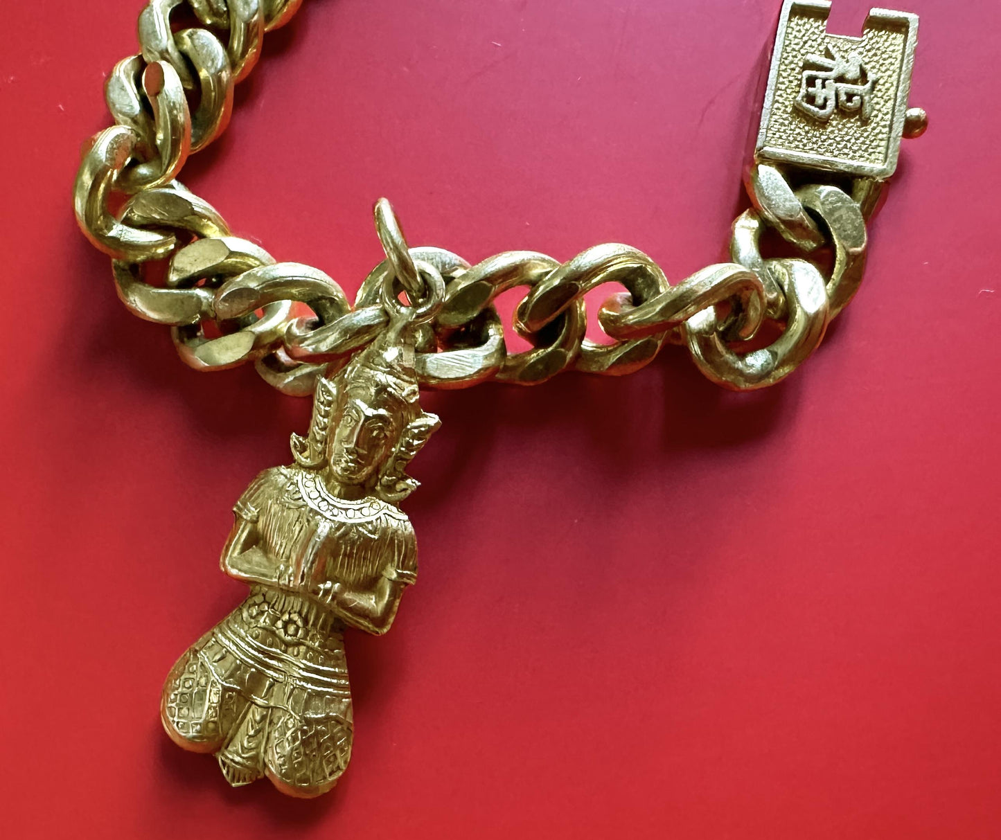 14k Good Fortune Bracelet with Chinese Character