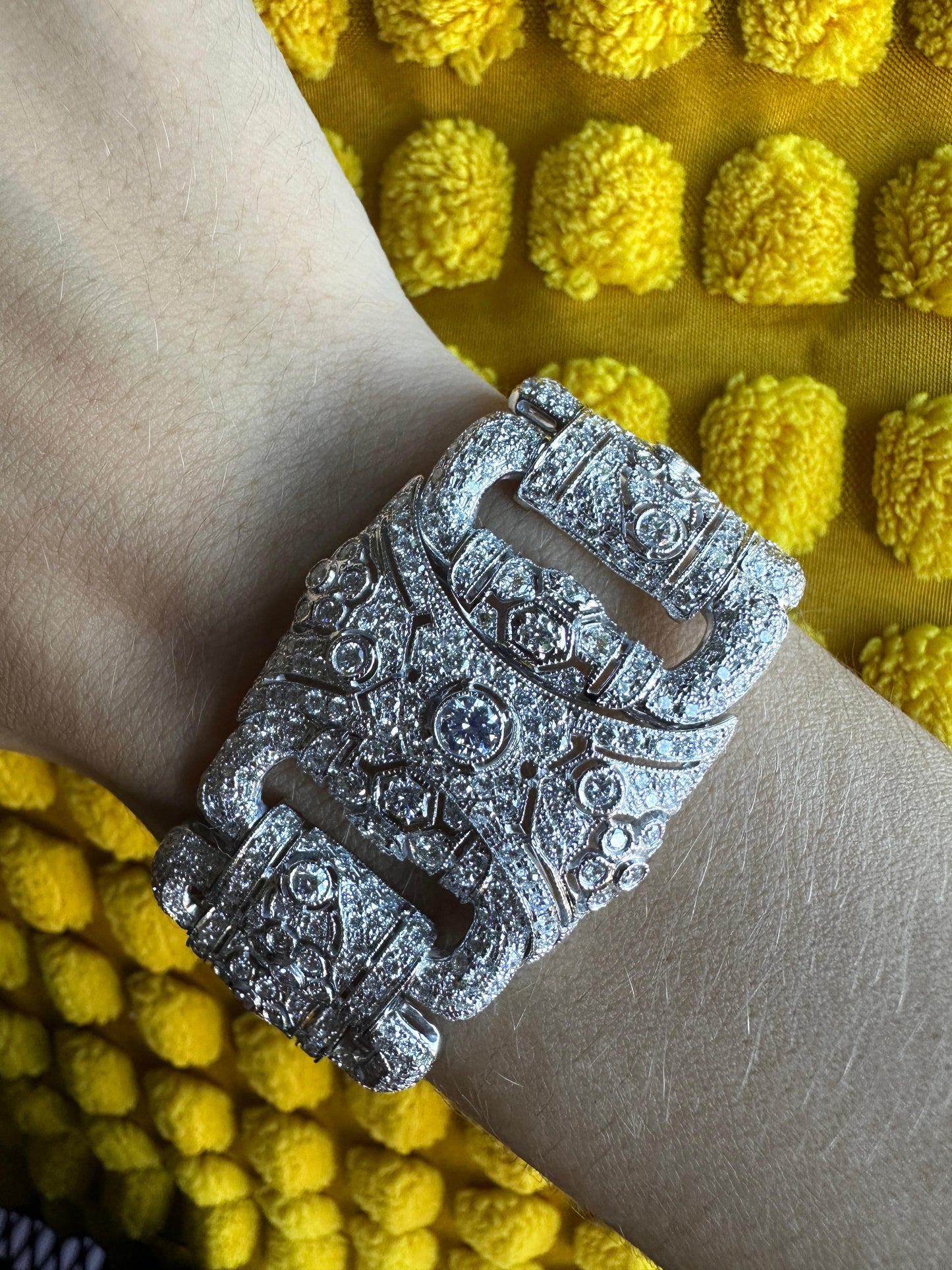 18K White Gold Diamond Bracelet