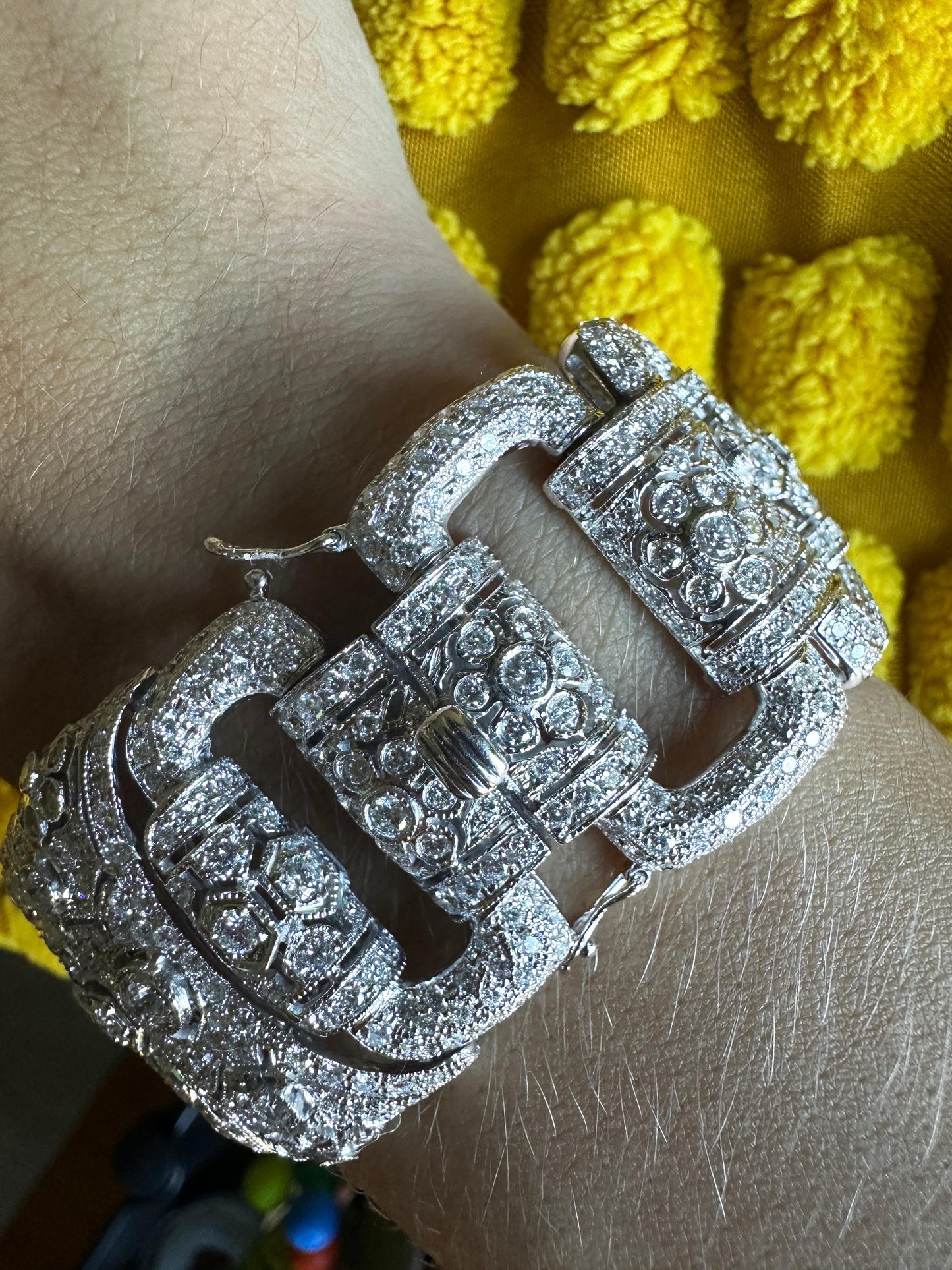 18K White Gold Diamond Bracelet