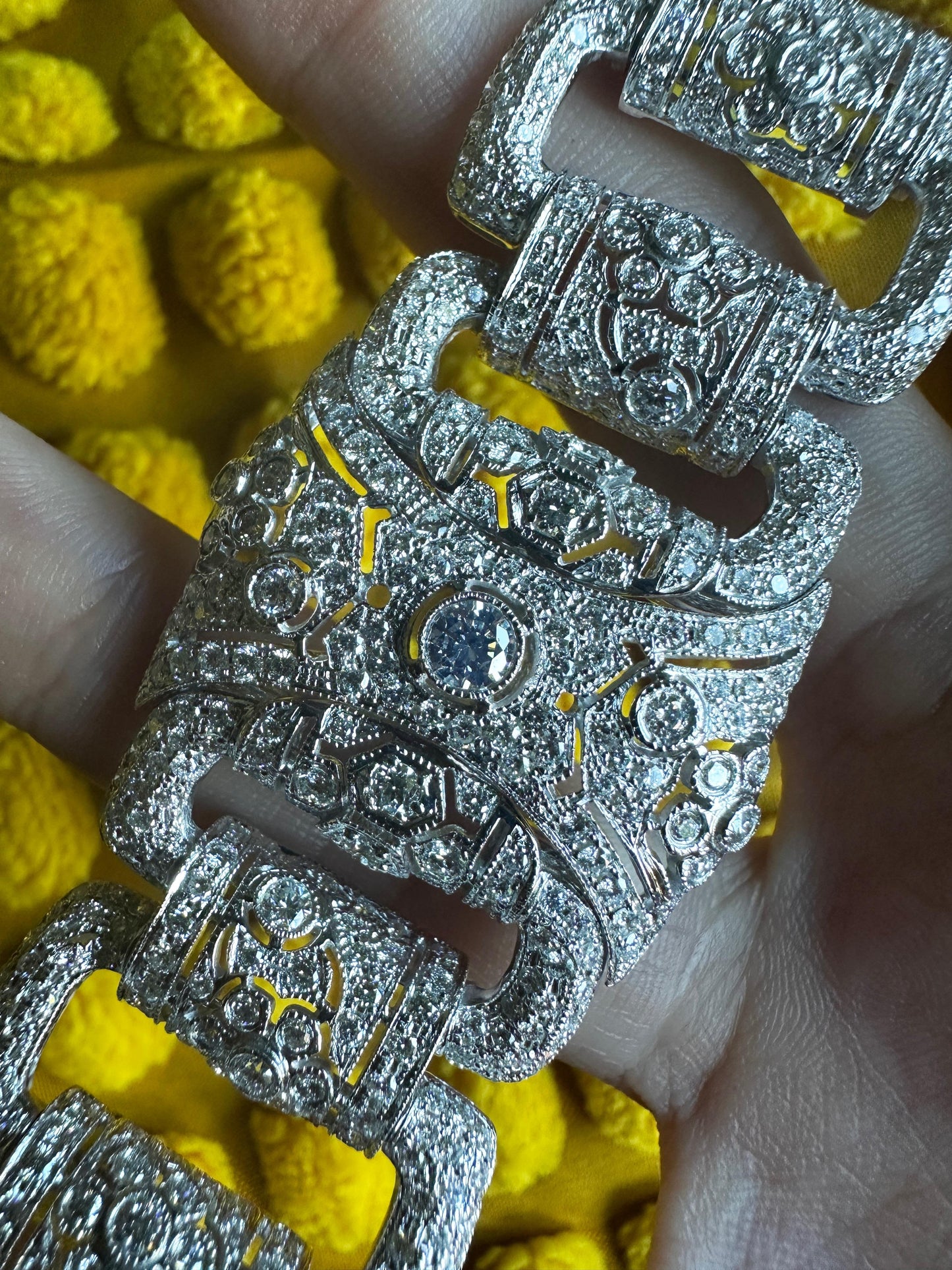 18K White Gold Diamond Bracelet