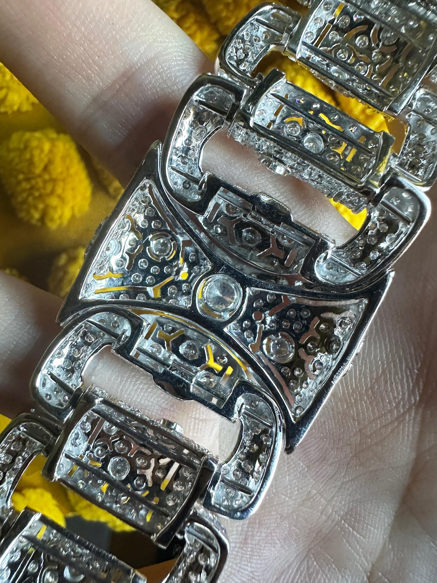 18K White Gold Diamond Bracelet