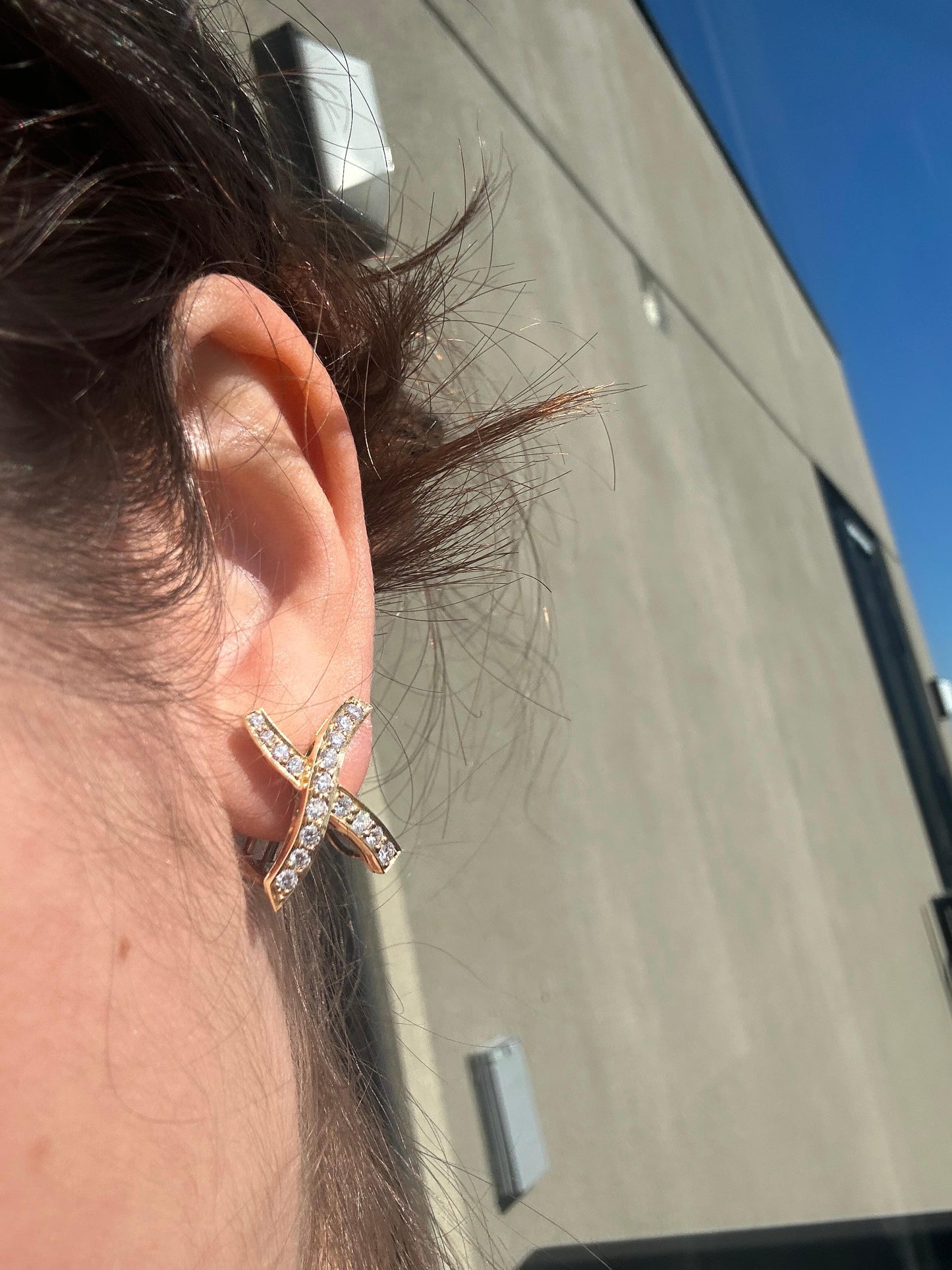 18k TIffany Diamond and Lemon Citrine Day-Night Earrings Signed Paloma Picasso