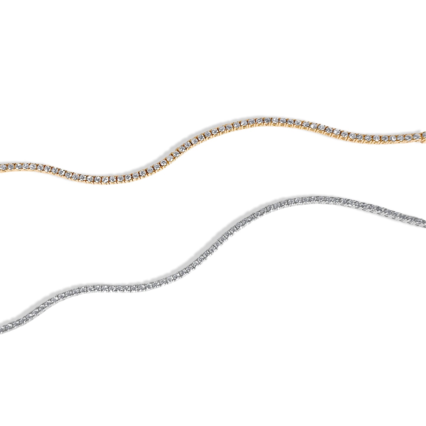 14k White Gold Tennis Bracelet