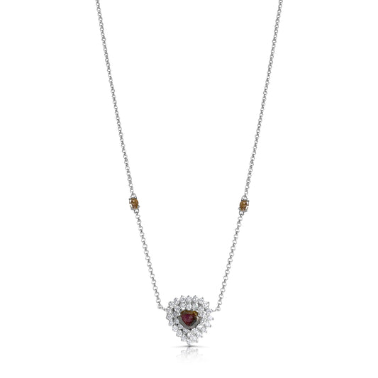 18k Chocolate Diamond Pendant Necklace