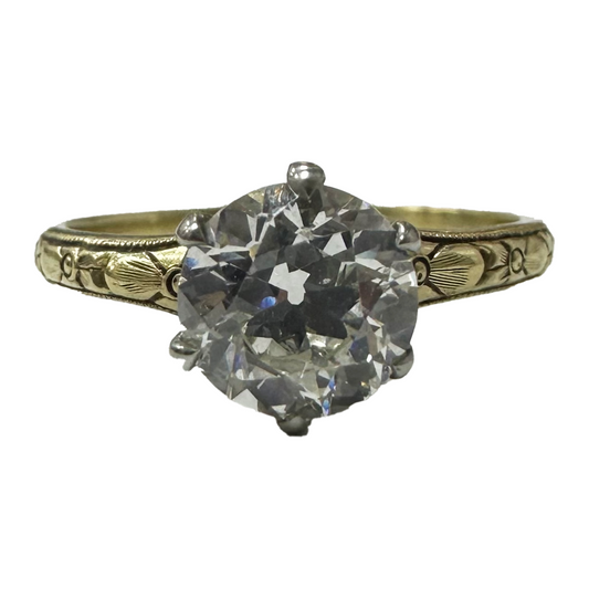 14k Victorian Diamond Ring