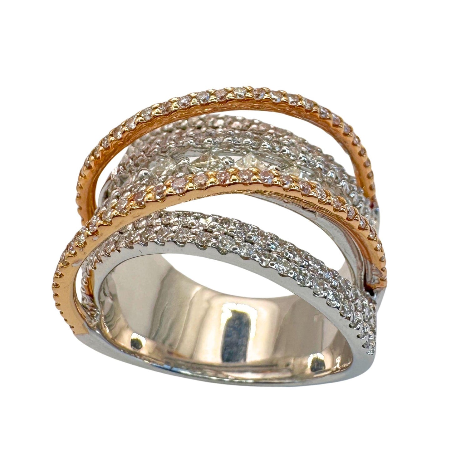 18k Diamond Band Ring