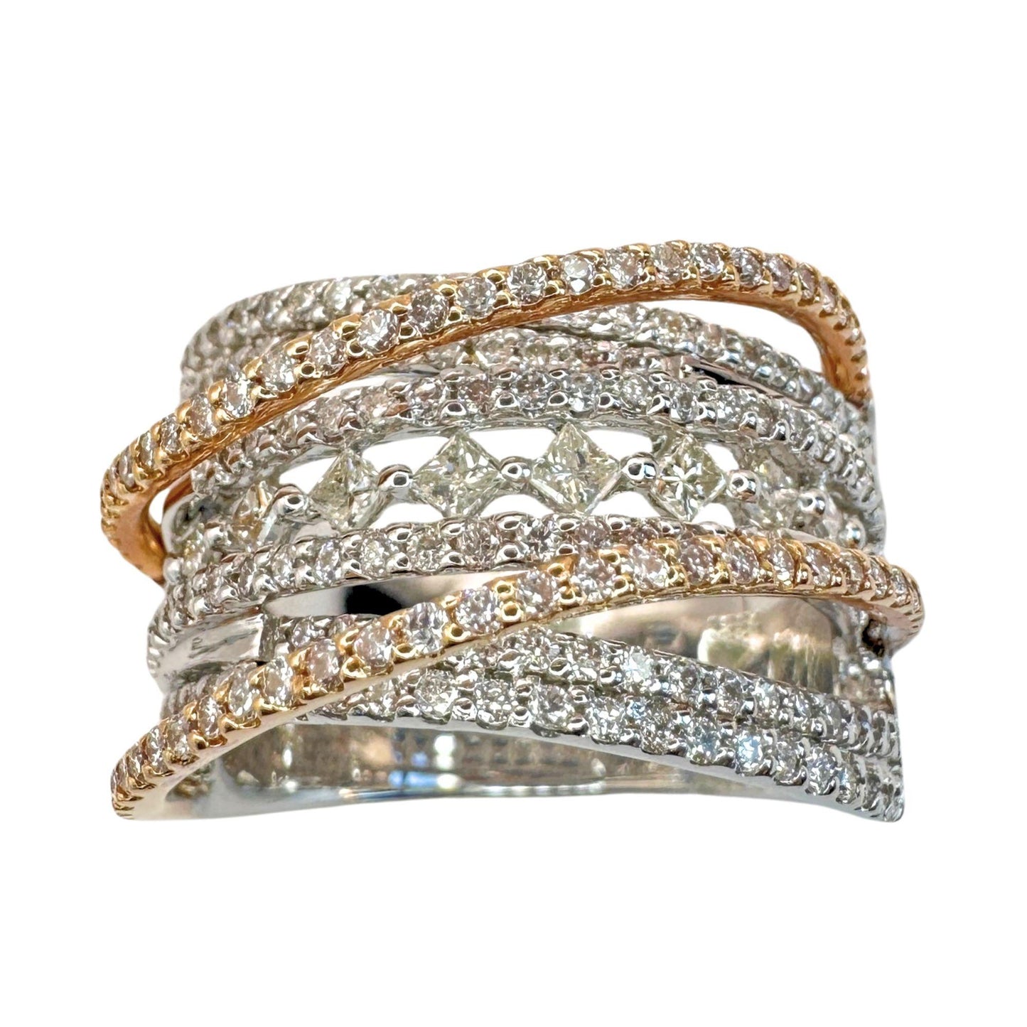18k Diamond Band Ring