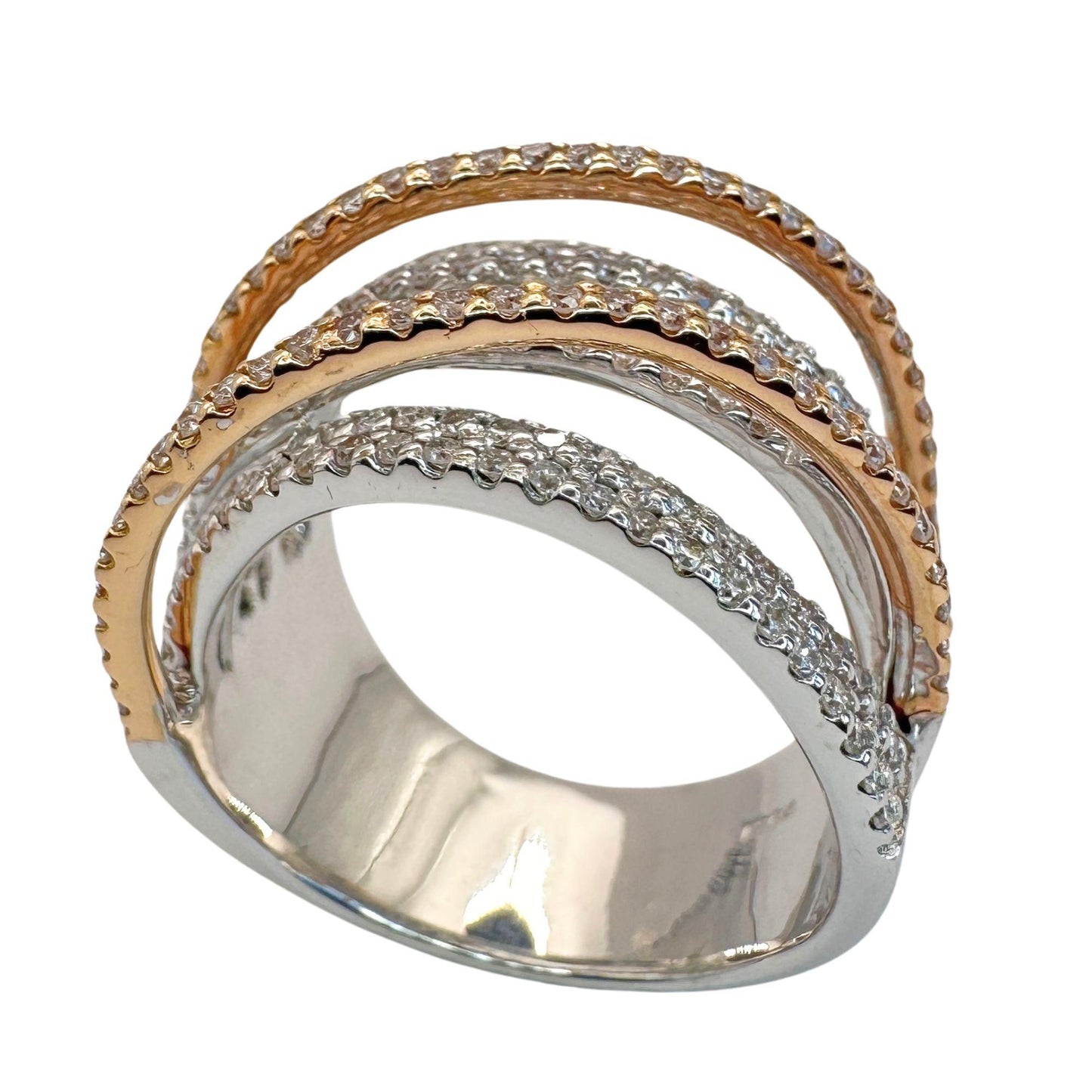 18k Diamond Band Ring